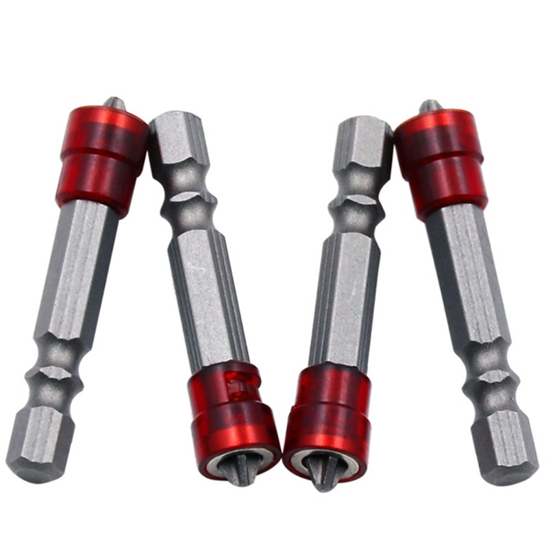 Magnetic Screwdriver Bit Cross-head Electric Drill Screw Driver Bits 1/4'' Hex - รูปที่ 4