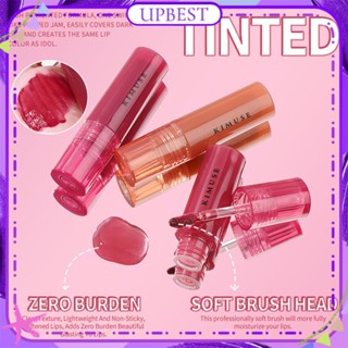 ♕Kimuse Intoyou หัวใจและนางเอกของคุณลิปโคลนชุ่มชื้นกระจกน้ำเงาการแสดงผลสีสูงลิปสติกติดทนนานลิปแต่งหน้า9สี UPBEST