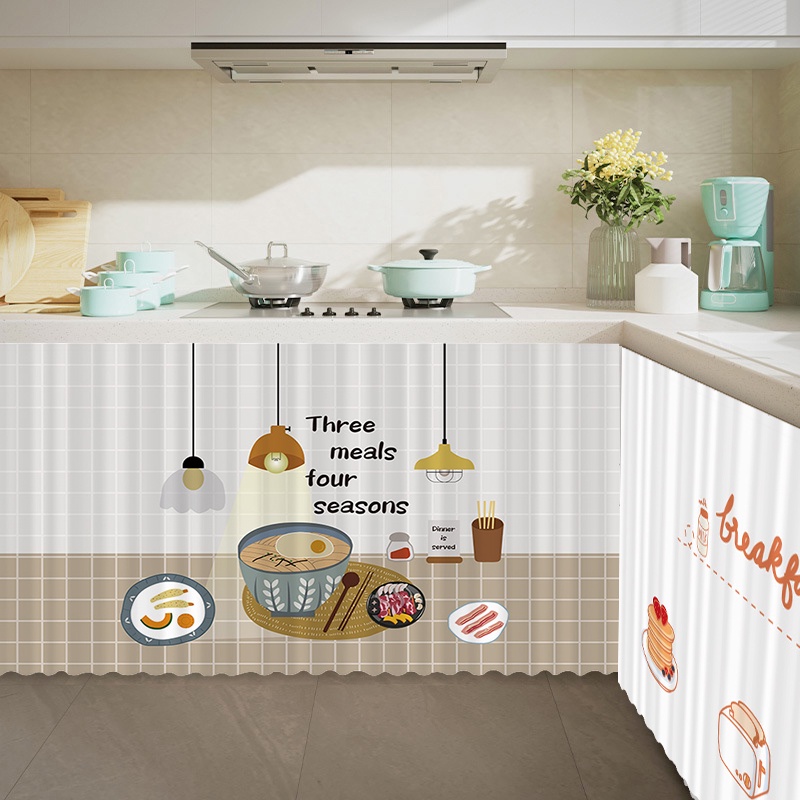 แนะนำ ผ้าม่าน ผ้าม่าน มีกาวในตัว ลายการ์ตูน กันฝุ่น สําหรับตกแต่งบ้าน ตู้เสื้อผ้า ราคาพิเศษ มีเก็บเงินปลายทาง