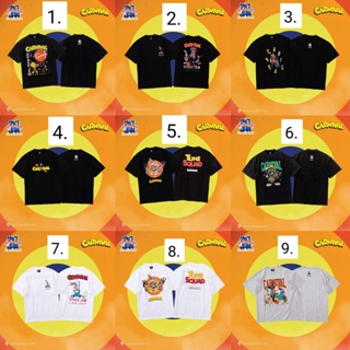 #ถูกสุด [ ของแท้ ] เสื้อยืด CARNIVAL x Space Jam: A NewLegacy| CARNIVALCollectionT-SHIRT ของใหม่ พร้อมส่ง ( ขาว ดำ เทา )