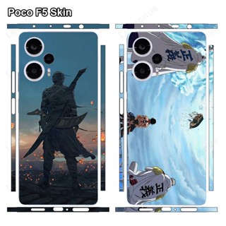 Xiaomi POCO F5 / F5 Pro รูปลอก ผิวหนัง การ์ตูน One Piece ด้านหลัง ฟิล์มกันรอย ปกคลุม บางเฉียบ 3 เมตร ห่อ ดัดแปลง สติกเกอร์