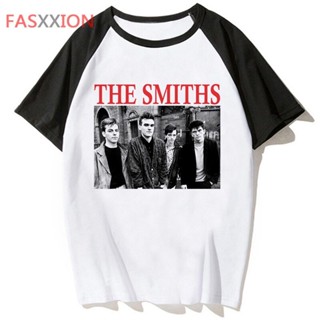 เสื้อยืด พิมพ์ลายมังงะตลก the Smiths สําหรับผู้หญิง