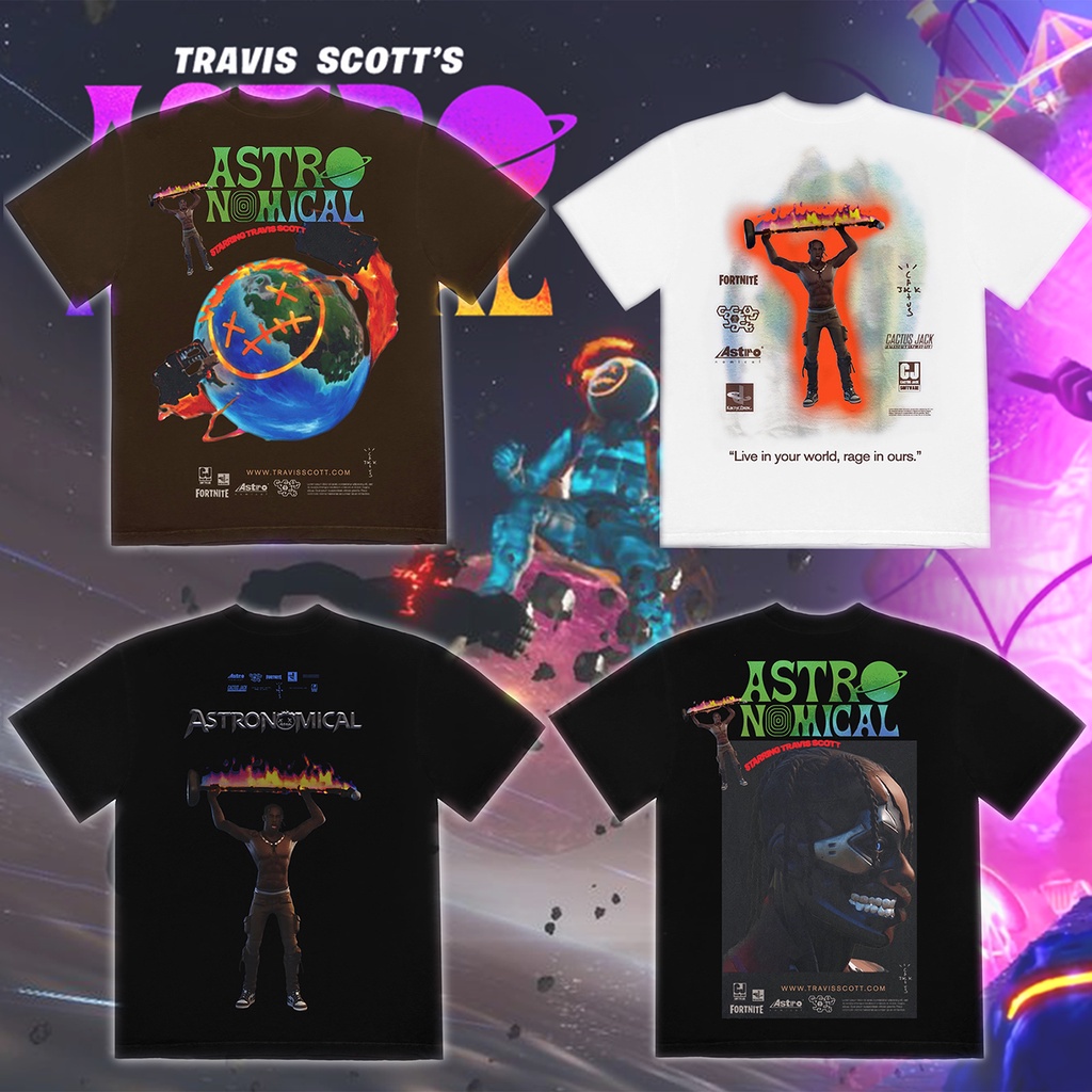 GOD ER เสื้อทราวิส Travis Scott x Fortnite Collection ( ของแท้จาก Official) แฟชั่น