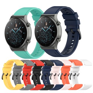 สายนาฬิกาข้อมือซิลิโคน 22 มม. แบบเปลี่ยน สําหรับ Huawei Watch GT2 Pro Smart Watch Samsung Galaxy Watch 3 45 มม.