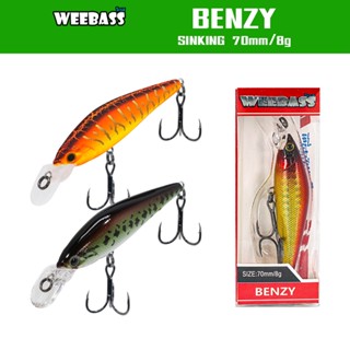 WEEBASS LURE เหยื่อปลั๊ก - รุ่น BENZY SINKING 70mm/8g  เหยื่อปลอม