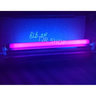 อุปกรณ์ไฟฟ้า  หลอด Blacklight T5 8W ยาว 30CM หลอดดักยุง สีดำ หลอดนีออน รุ่น F6T5 ดักแมลง แมงดา ตรวจแบงค์ปลอม โล๊ะ