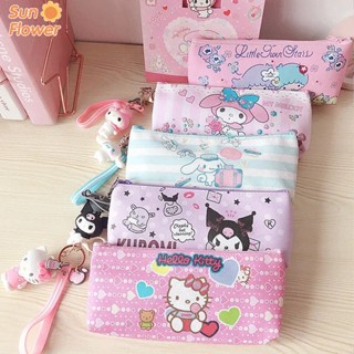 กระเป๋าดินสอ ลายการ์ตูน Sanrio Cae Kuromi เหมาะกับนักเรียน สําหรับใส่เครื่องเขียน