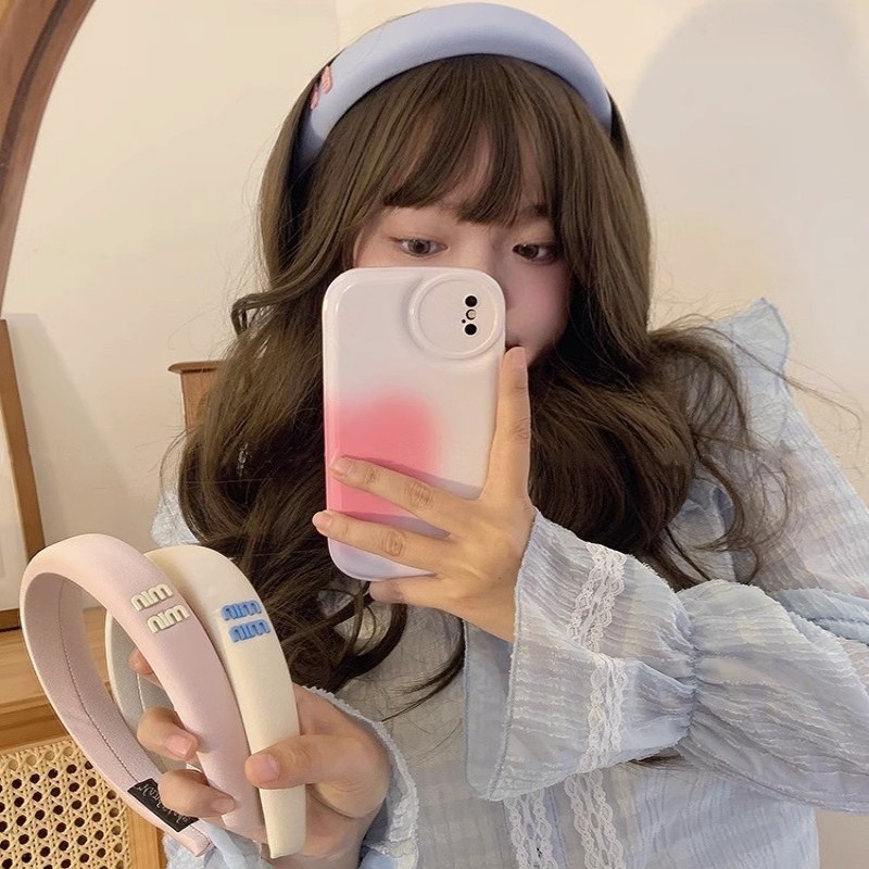 ใหม่ ที่คาดผมฟองน้ํา สีมาการอง กะโหลกศีรษะสูง ฤดูร้อน ล้างผม ที่คาดผม แฟชั่น เด็กผู้หญิง เครื่องประดับผม