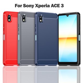 SONY เคสโทรศัพท์มือถือแบบนิ่ม คาร์บอน กันรอยนิ้วมือ สําหรับ โซนี่ Xperia 1 10 V 5 IV III XZ4 XZ3 ACE III II 3 2 Pro-I L3 L2 L1