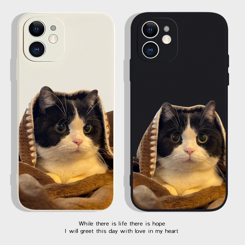 เคสโทรศัพท์มือถือ ลายแมวน่ารัก สําหรับ IPhone 6 6S 11 7 8 Se 2020 X XR XS Plus 12 13 14 PRO mini MAX