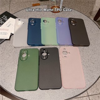 เคสป้องกัน TPU ผิวด้าน บางเฉียบ ป้องกันลายนิ้วมือ สําหรับ Huawei nova 11 Pro Ultra กล้องหลัง ฝาครอบกันชน