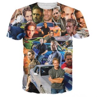 มาใหม่ เสื้อยืด พิมพ์ลาย Paul Walker Paparazzi The Fast And The Furious Wonderful Paul สําหรับผู้ชาย