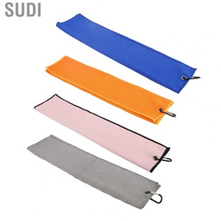 Sudi Sweat Absorbent Towel  Microfiber Exercise Towel Waffle Pattern with Carabiner  for Workout