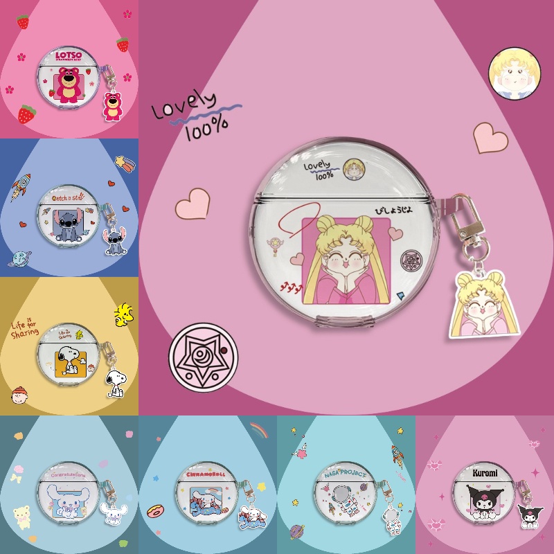 นําไปใช้กับ AIWA AT-X80Q เคส Case เคสหูฟัง แบบนิ่ม ลายการ์ตูนคุโลมิน่ารัก สีโปร่งใส สําหรับ AIWA AT 