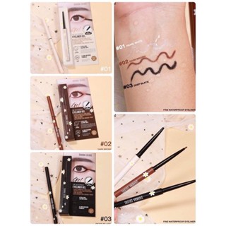 Sivanna Fine Waterproof Eyeliner 0.1g #HF772 อายไลน์เนอร์ เนื้อเจล