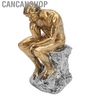 Cancanshop The Thinker Statue  Stable Nonslip Thinker Statue  for Home