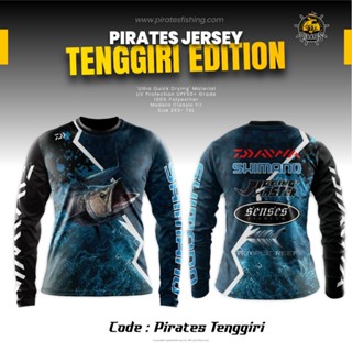 เสื้อกีฬาตกปลา แต่งระบายน้ํา | Baju PANCING PIRATE TENGGIRI EDITION | เสื้อกีฬาตกปลา TENGGIRI EDITION