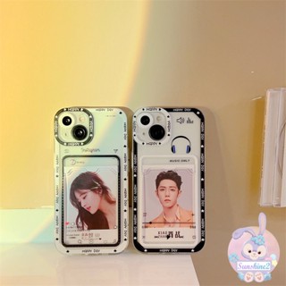 เคสโทรศัพท์มือถือแบบนิ่ม TPU ใส กันกระแทก พร้อมช่องใส่บัตร แฟชั่นฤดูร้อน สําหรับ iPhone 14 13 12 11 Pro Max X Xr Xs Max 8 7 Plus SE2020