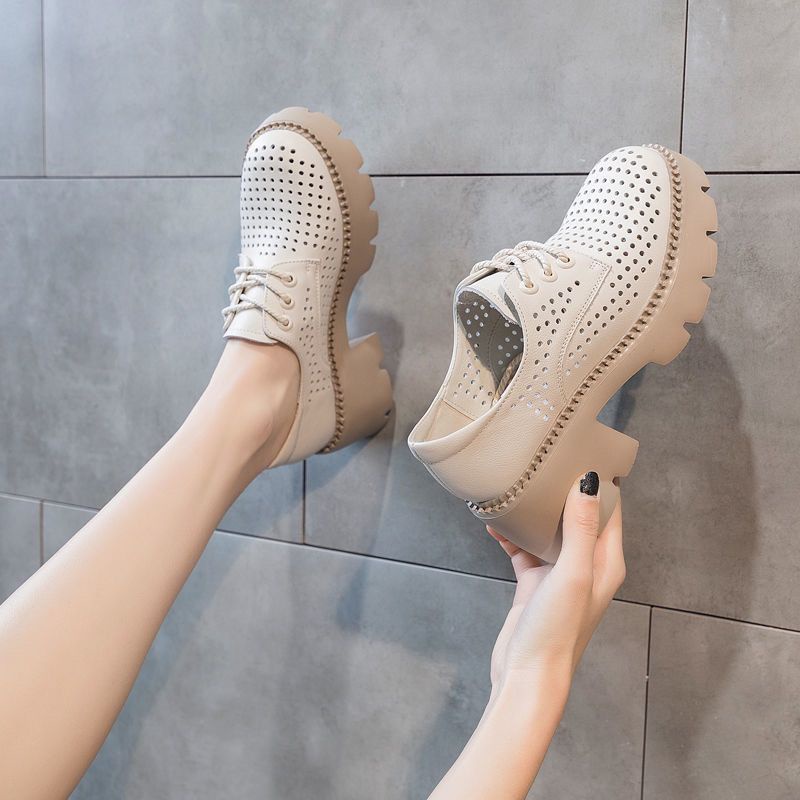 รองเท้าส้นตึก รองเท้าแตะแฟชั่น,มาใหม่,ส้นสูง 6 ซม 2สี size 35-40