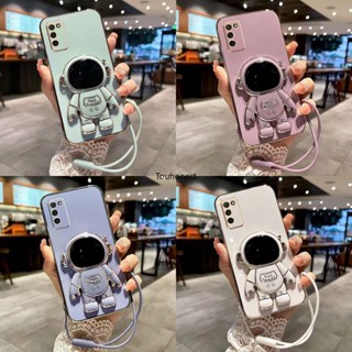 เคส Samsung Galaxy M30S Case Samsung M21 เคส Samsung A11 เคส Samsung A30 A20 Casing Samsung A50 A50S A30S Case Samsung A70 A70S Case Samsung S8 Plus M11 Case Fashion Silicone Cute Cool Anime Astronaut Stand Phone Cover Case With Rope TG โทรศัพท์มือถือ