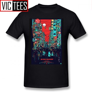 เสื้อยืด ผ้าฝ้าย 100% พิมพ์ลาย Blade Runner ขนาดใหญ่ แฟชั่นสําหรับผู้ชาย