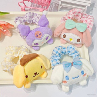 Gt2 Sanrio Kuromi Cinnamon Pompom Purin mymelody ยางรัดผม ยางรัดผม ยางรัดผม แฟชั่น เครื่องประดับผม