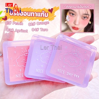 LerThai บลัชออน บลัชออนโทนส้ม บรัชออนทาแก้ม เนื้อดี สีสวย ติดทน blush