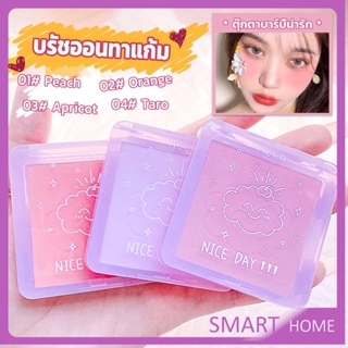 SMART บลัชออน บลัชออนโทนส้ม บรัชออนทาแก้ม เนื้อดี สีสวย ติดทน blush