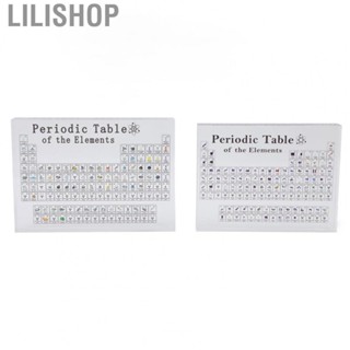 Lilishop Periodic Table Of Elements Black Acrylic Chemical Elements Alphabet Periodic T