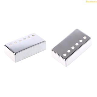 อุปกรณ์เสริมกีตาร์ไฟฟ้า 6 หลุม สีเงิน สําหรับ LP Pickup Cover Humbucker 50 52 Co