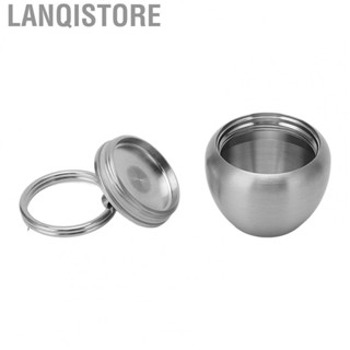 Lanqistore Stainless Steel Case Shape Metal Small  Box Sealed Jar