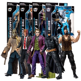 [พร้อมส่ง] Mcfarlane] Nolan Batman Trilogy ชุดกระดิ่งแบทแมน ฮีทเตอร์ โจ๊กเกอร์ RFLX