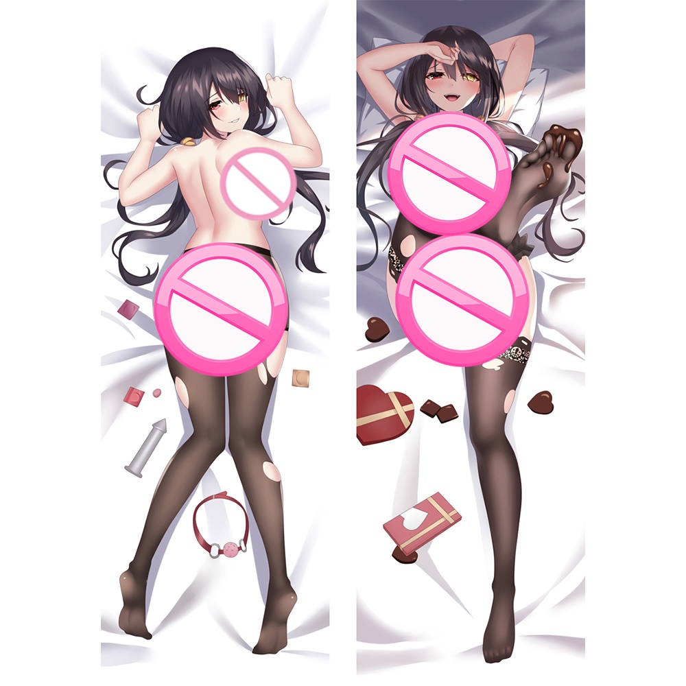 2 DATE A LIVE Tokisaki KurumiDakimakura กอดหมอนอะนิเมะหมอน Otaku ผ้าปูที่นอน Cosplay50*160 ซม.