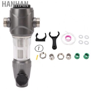 Hanhan Water Pump Filter  Household G3/4in Pipeline Prefilter Antioxidant 40‑60µm Robust Wear Resistant  for Bathroom