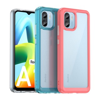 สําหรับ Xiaomi Redmi A1 A2 อะคริลิคใส กันกระแทก เคสโทรศัพท์ป้องกัน