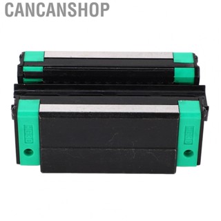 Cancanshop Linear Guide Slider Block Accurate Operation Smoothly Standard Size Bearing Steel Linear Rail Block for  Equipment