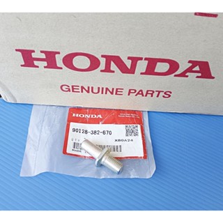 90128-382-670สลักเกลียวยึดสเตอร์หลังแท้HONDA CB125,TL125,TLR200อะไหล่แท้ศูนย์HONDA 1ชิ้น