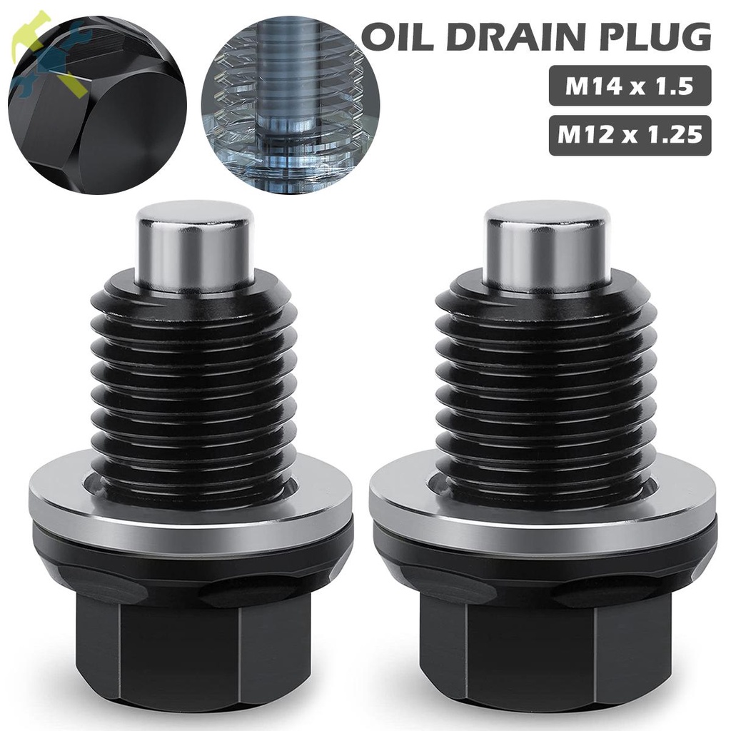 M12x1.25/ M14X1.5 เอวิเอชั่นปลั๊กแม่เหล็ก ระบายน้ํามัน อลูมิเนียม SHOPTKC2851