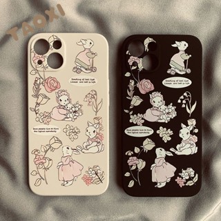 ใหม่ เคสโทรศัพท์มือถือ กันกระแทก ลายกระต่ายน่ารัก สําหรับ Iphone 14Pro Max 1378 11XRXS 12 GJGO