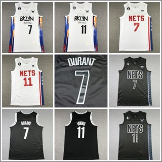 เสื้อกีฬาบาสเก็ตบอล ปักลาย No.11 Kyrie Irving No.7 Kevin Durant แฟชั่นฤดูร้อน สําหรับผู้ชาย 2023