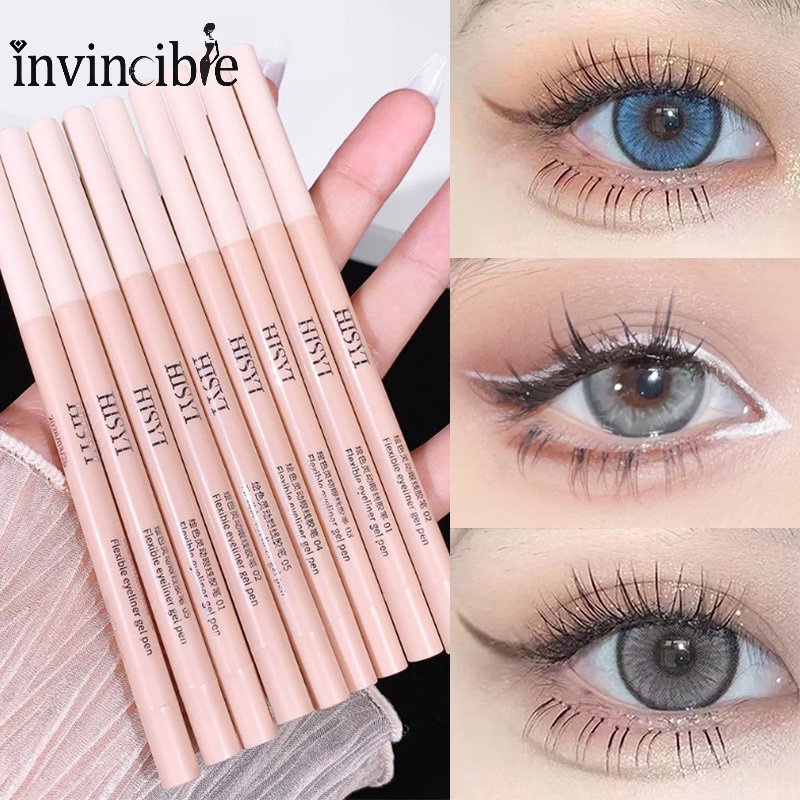 อายไลเนอร์เจลปากกา เนื้อแมตต์ กันน้ํา ติดทนนาน สีสันสดใส สําหรับแต่งหน้า