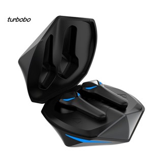 Turbobo หูฟังสเตอริโอไร้สาย บลูทูธ 5.2 ไฟ LED ความเที่ยงตรงสูง สําหรับเล่นกีฬา