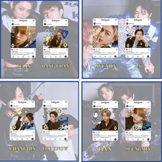 โปสการ์ด PVC ใส ลายศิลปินเกาหลี STRAY KIDS 5-STAR 8 ชิ้น ต่อชุด