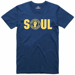 เสื้อยืด ผ้าฝ้าย พิมพ์ลายโลโก้ Northern Soul สําหรับผู้ชาย