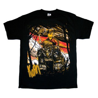 Korn - Rilla - เสื้อยืดลําลอง แขนสั้น คอกลม พิมพ์ลายโลหะ สําหรับผู้ชาย ไซซ์ S-5Xl