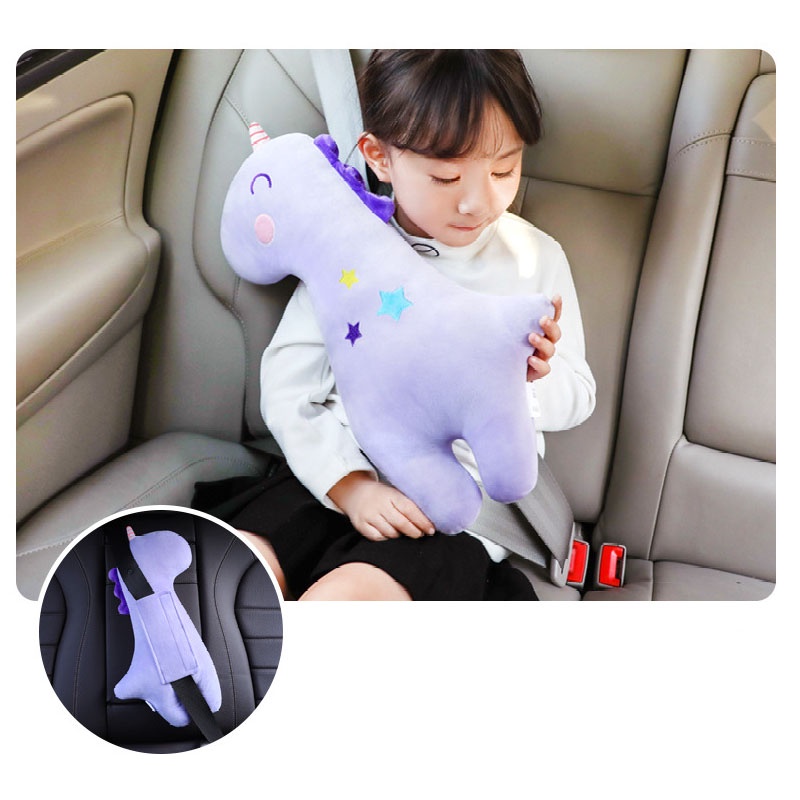 พร้อมส่ง🚕ปลอกหุ้มเข็มขัดนิรภัยรถยนต์ ลายการ์ตูนน่ารัก เพื่อความปลอดภัย สําหรับเด็ก  นุ่มมาก ป้องกันคอ - รูปที่ 4