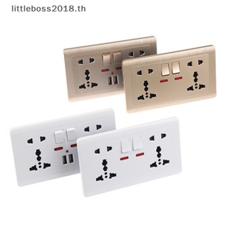 [littleboss] ซ็อกเก็ตชาร์จ USB 5 รู 2.1A แบบคู่