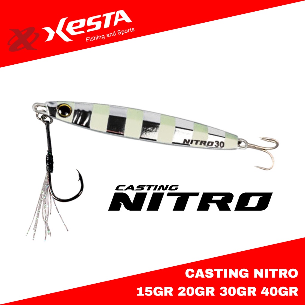 Xesta Metal Jig Casting Nitro 15-40 กรัม