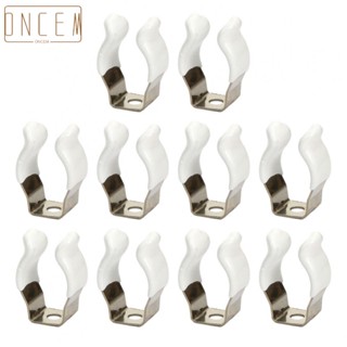 【ONCEMOREAGAIN】10PCS  Narrow Base Tool Spring Terry Clips Heavy Duty Tool Storage Hangers