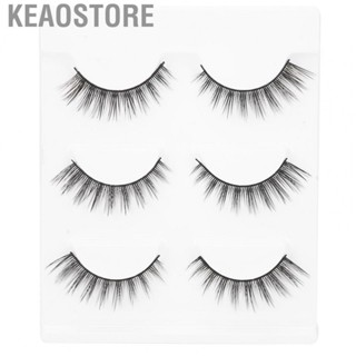 Keaostore 3 Pairs  Makeup Reusable Natural Thickening